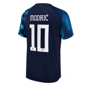 Hrvatska Luka Modric #10 Gostujuci Dres SP 2022 Kratak Rukavima